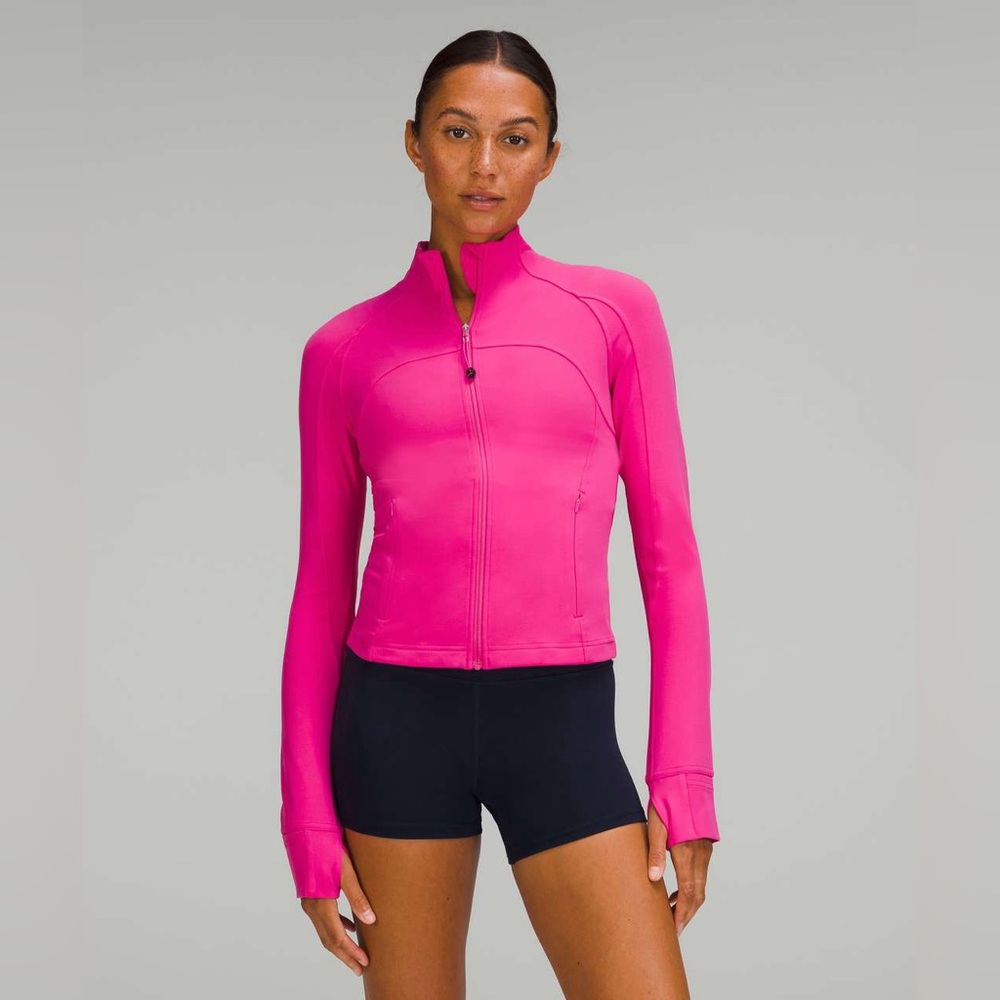 Lululemon Define Cropped Jacket - Sonic Pink